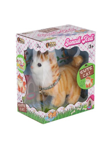 Nessiworld 5231 Miyavlayan Hareketli Peluş Kedi -Can Oyuncak