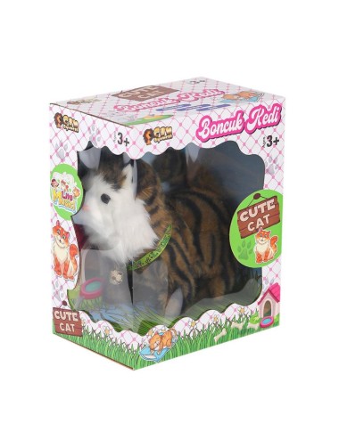 Nessiworld 5231 Miyavlayan Hareketli Peluş Kedi -Can Oyuncak