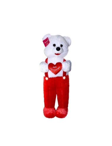 1075KR Tulumlu Ayı Kırmızı 75 cm