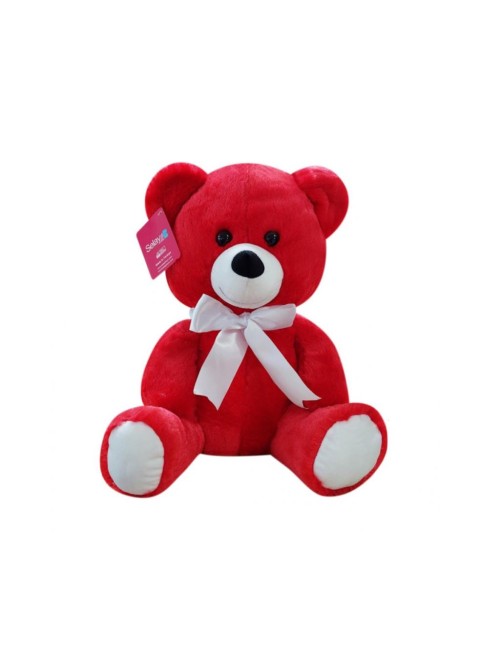 1178KR Selay, Oturan Ayı 37 cm Kırmızı